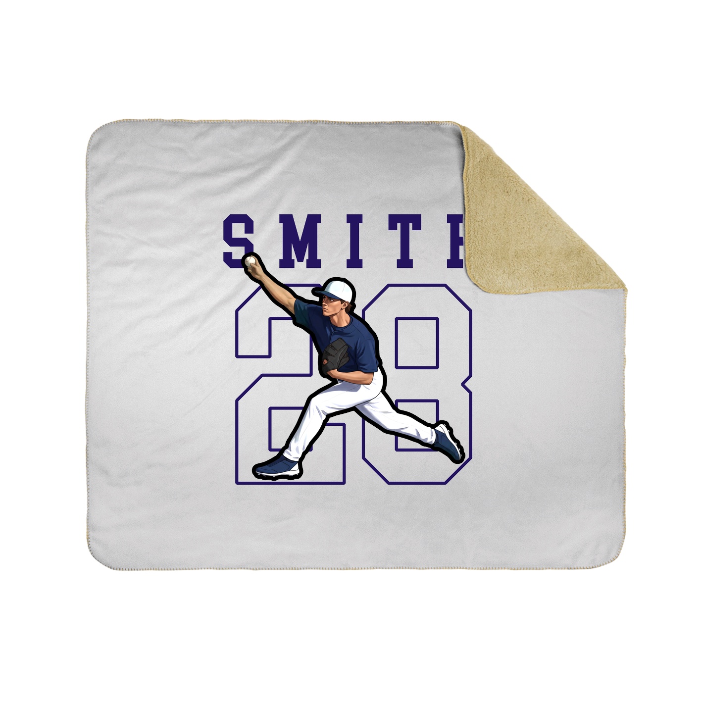 Throw Blanket — Shirsey in White