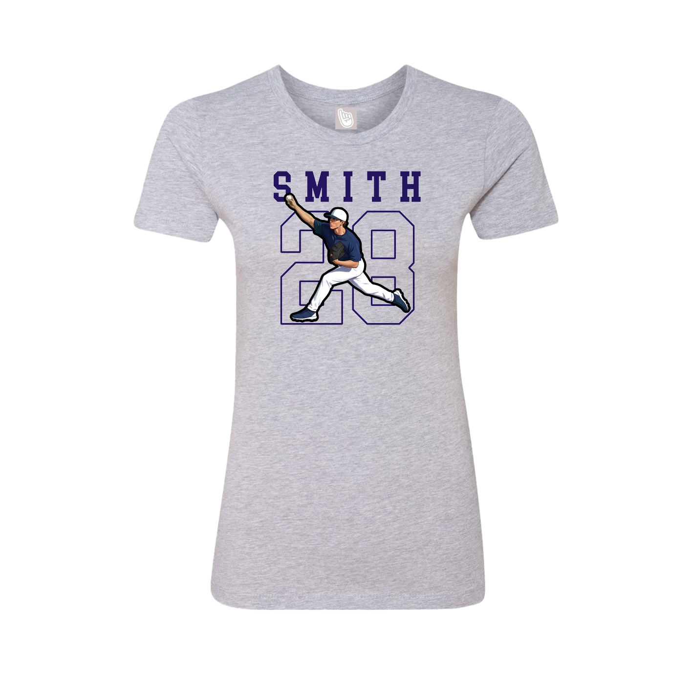 Fitted Women's Tee — Shirsey in Grey