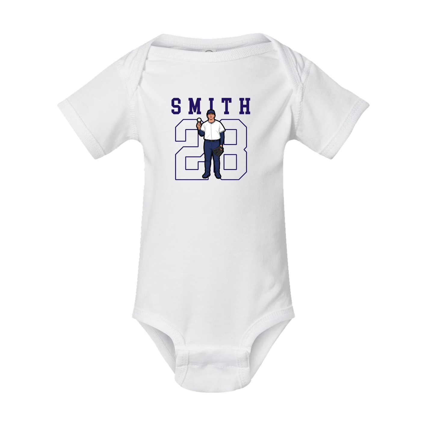 Baby Onesie — Shirsey in White