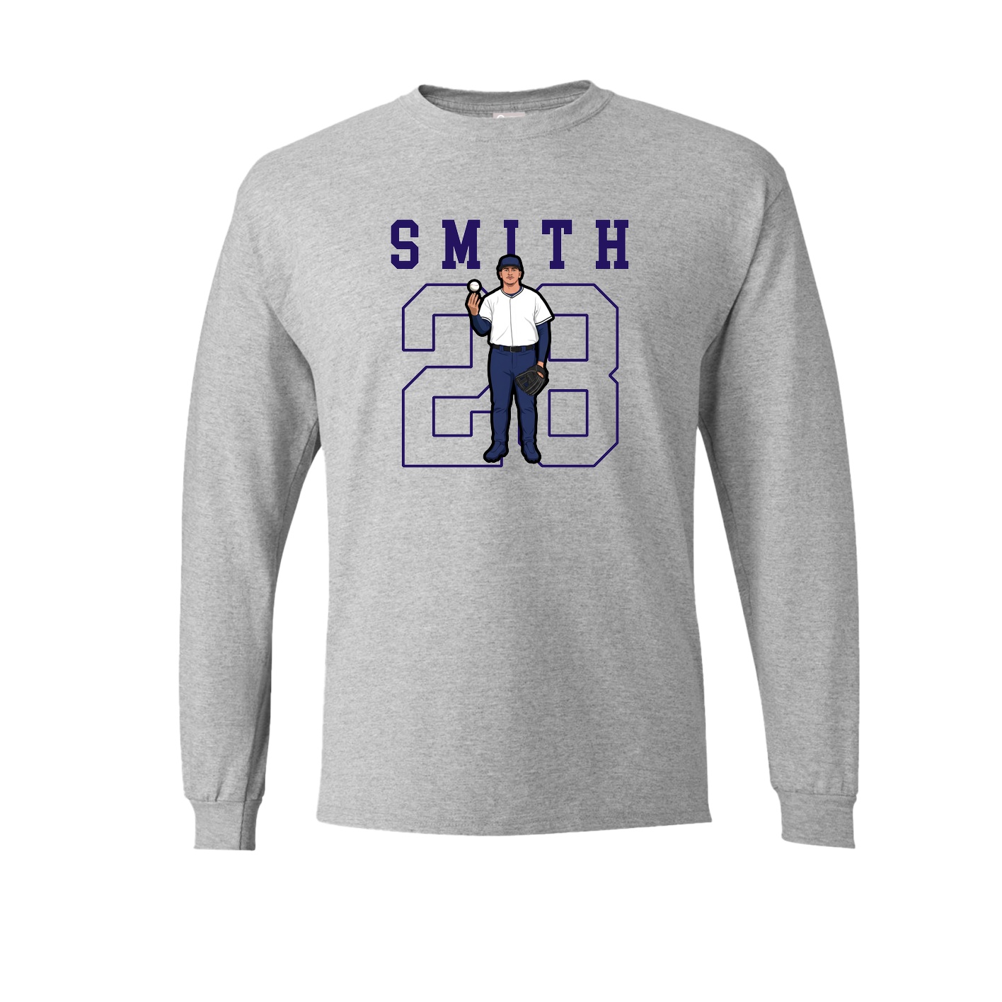 Long Sleeve Tee — Shirsey in Grey