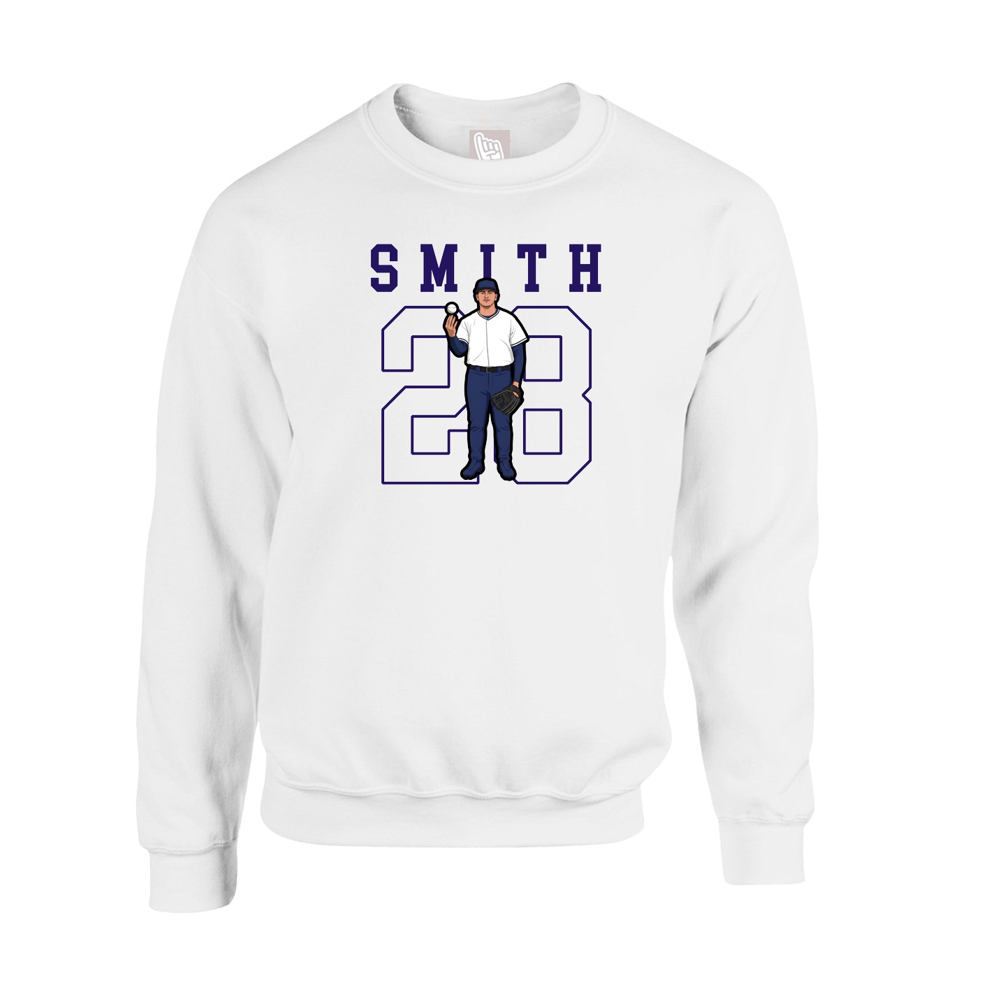 Fleece Crew — Shirsey in White