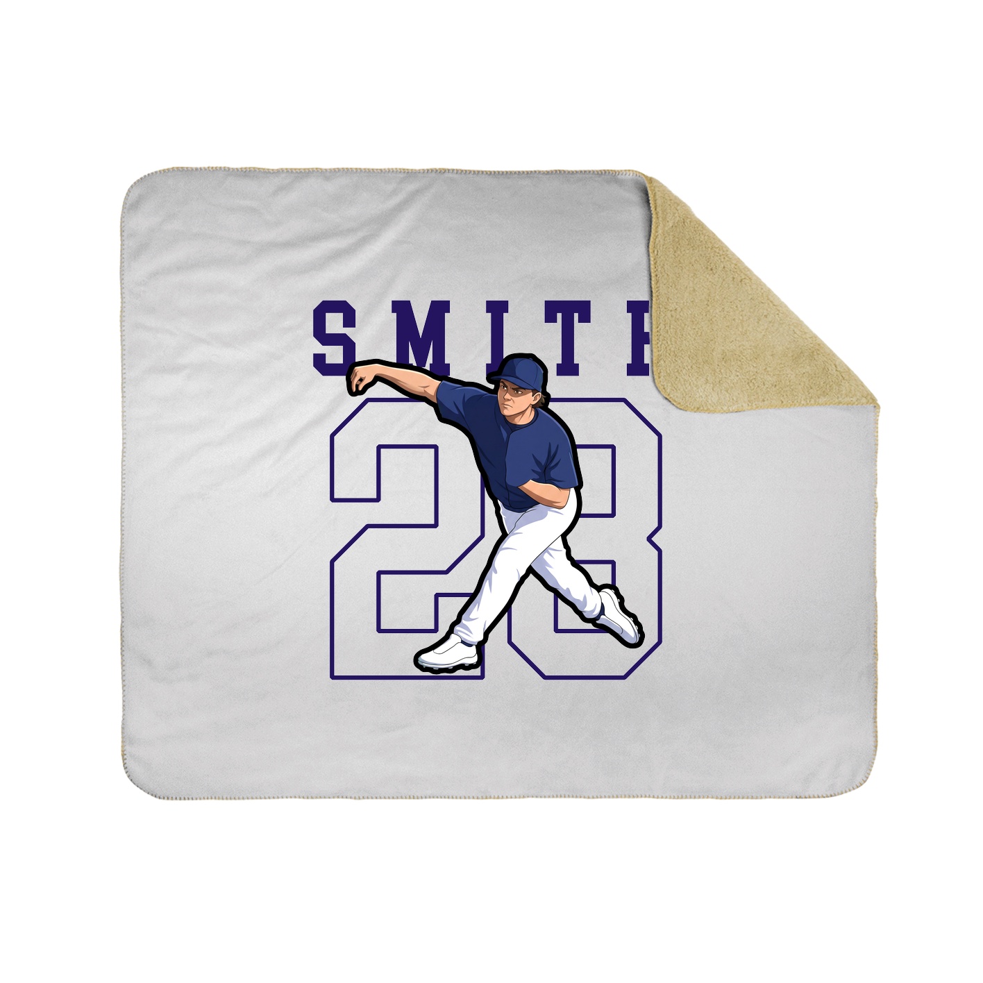 Throw Blanket — Shirsey in White