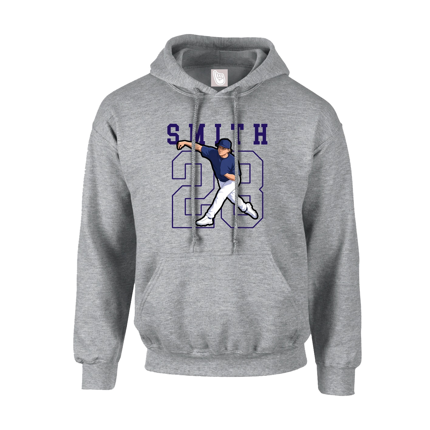 Hoodie — Shirsey in Grey