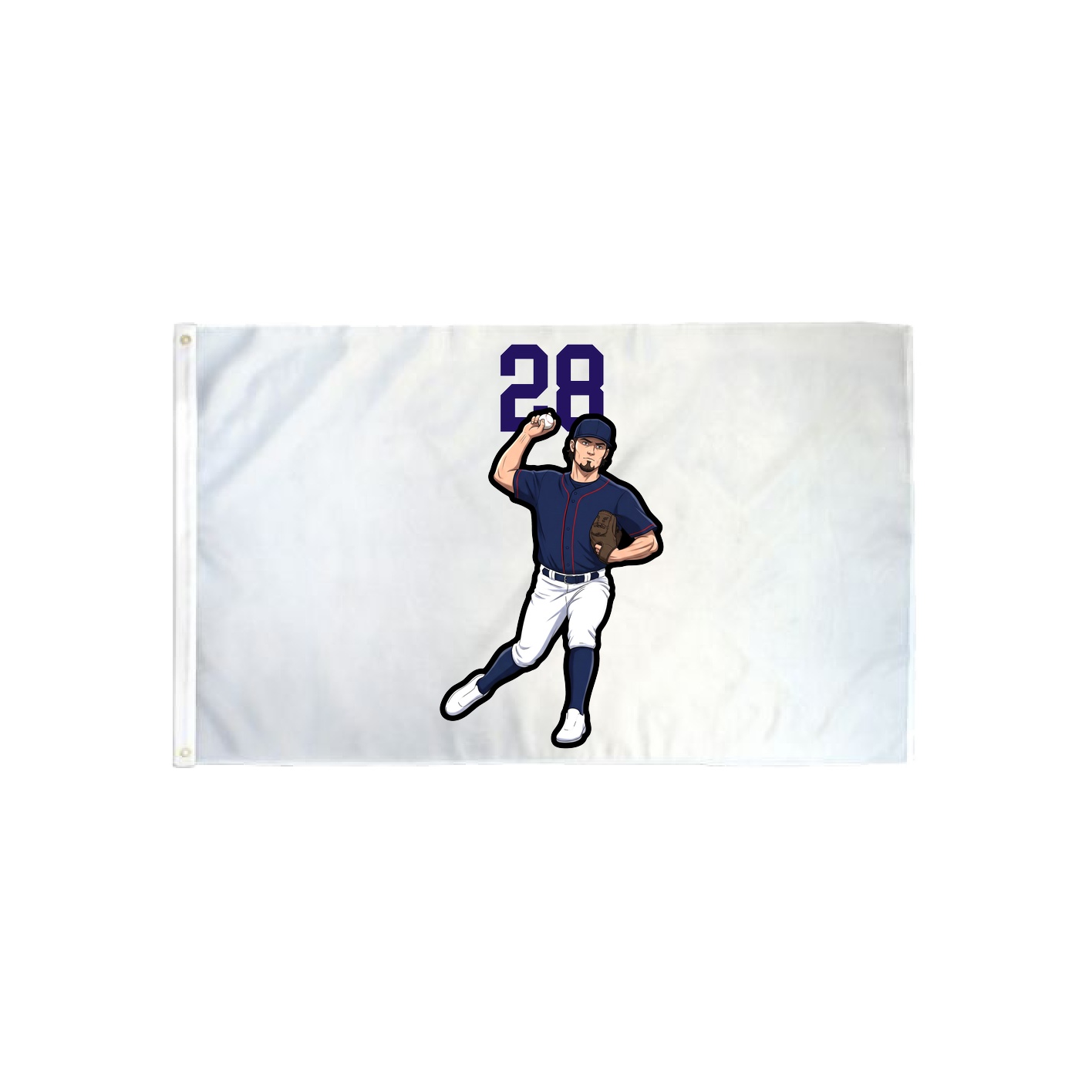 3x5 Flag — Number Top in Classic