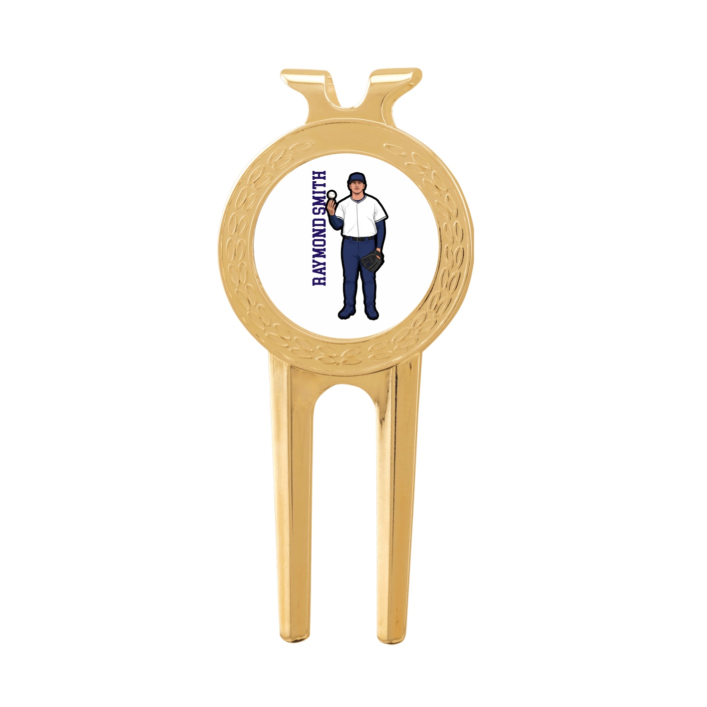 Divot Tool with Ball Marker — Name Vertical in Classic