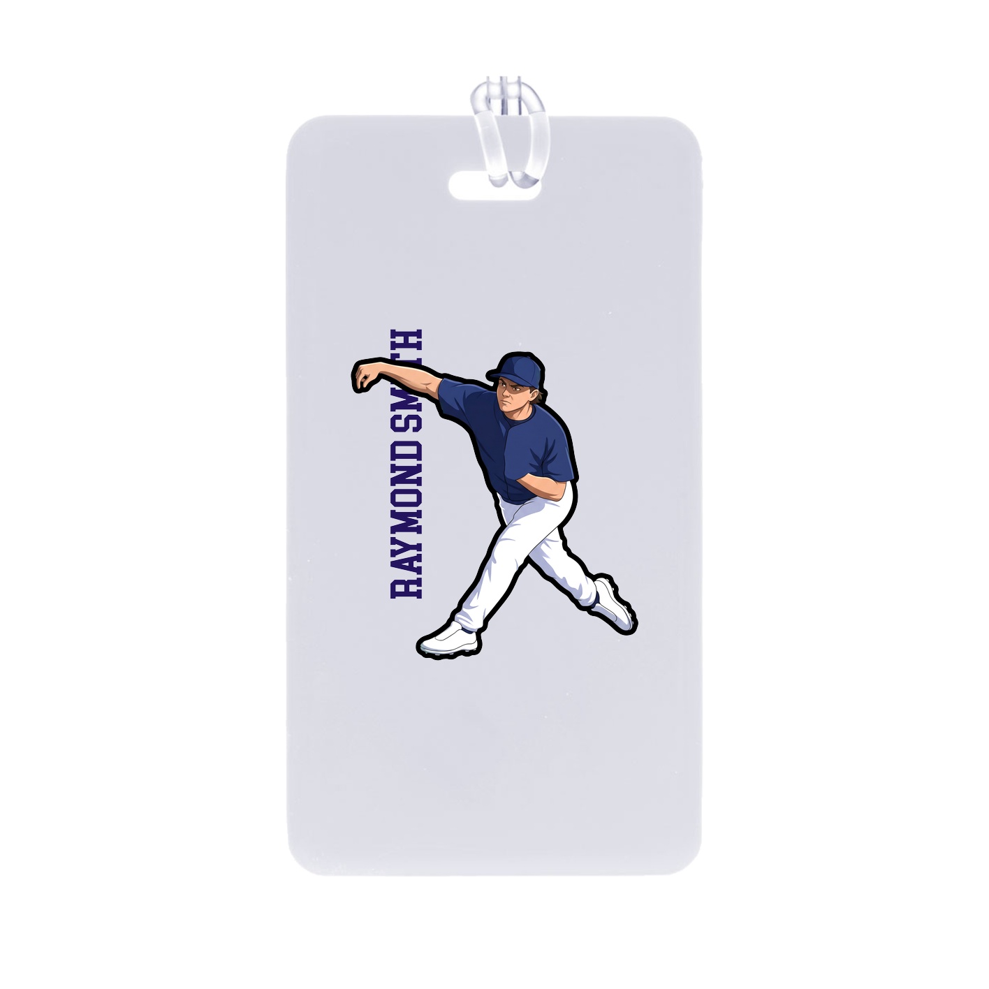 Bag Tag — Name Vertical in Classic