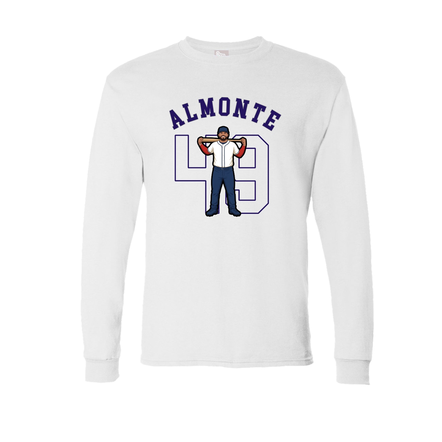 Long Sleeve Tee — Shirsey Arch in White