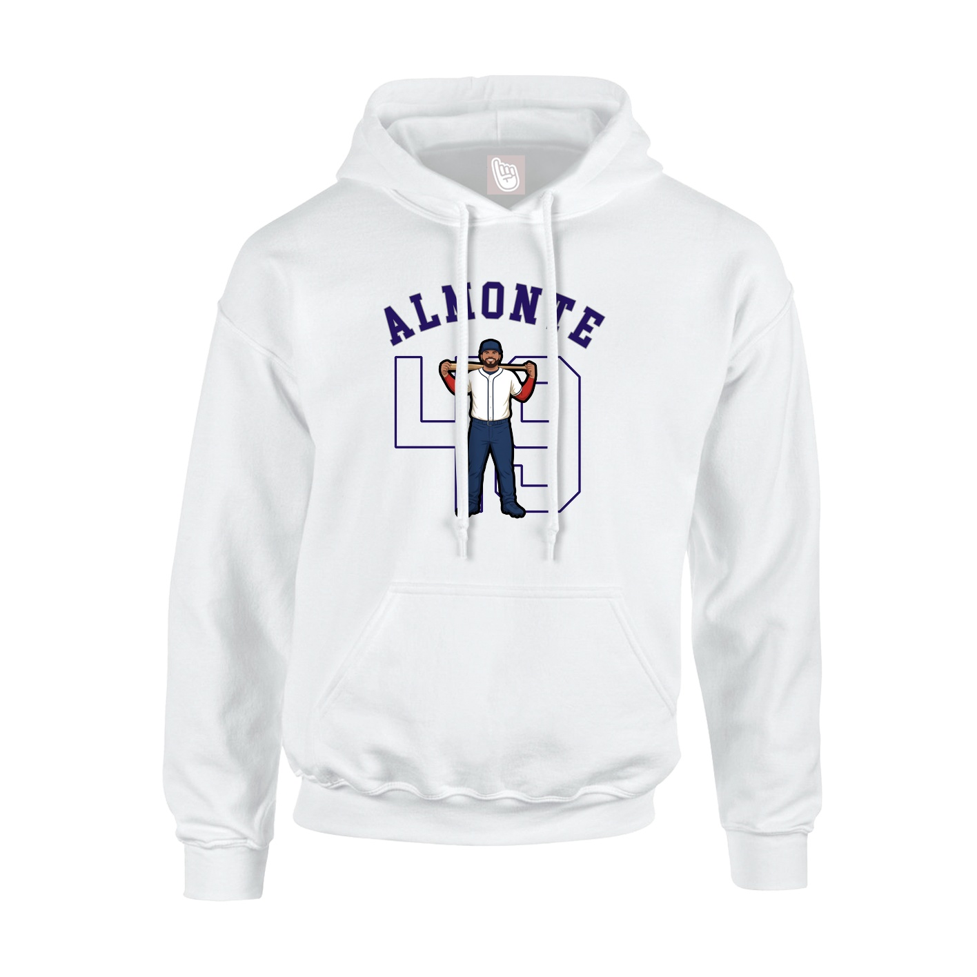 Hoodie — Shirsey Arch in White