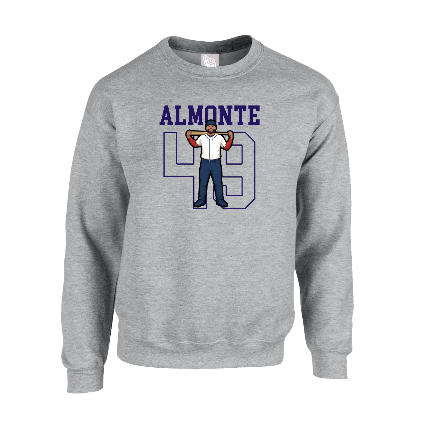 Fleece Crew — Shirsey in Grey
