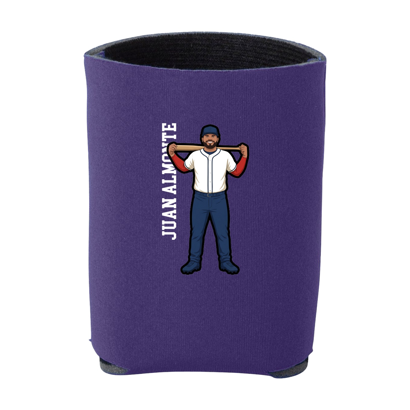 Can Holder — Name Vertical in Purple