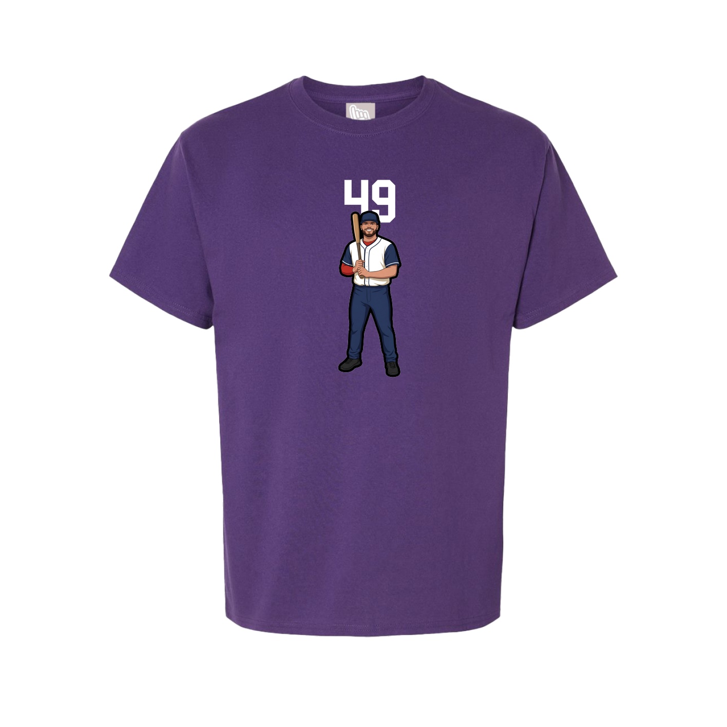 Tee — Number Top in Purple