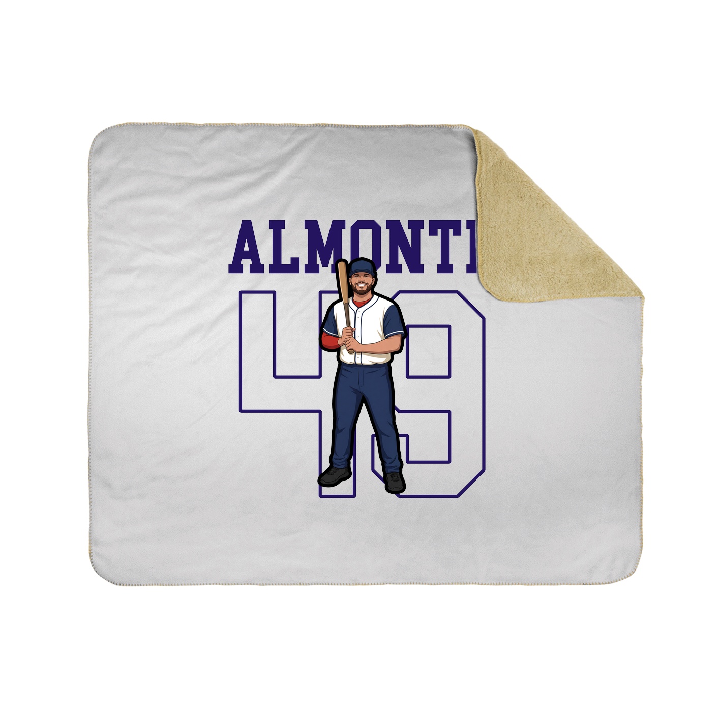 50x60 Sherpa Lined Throw Blanket