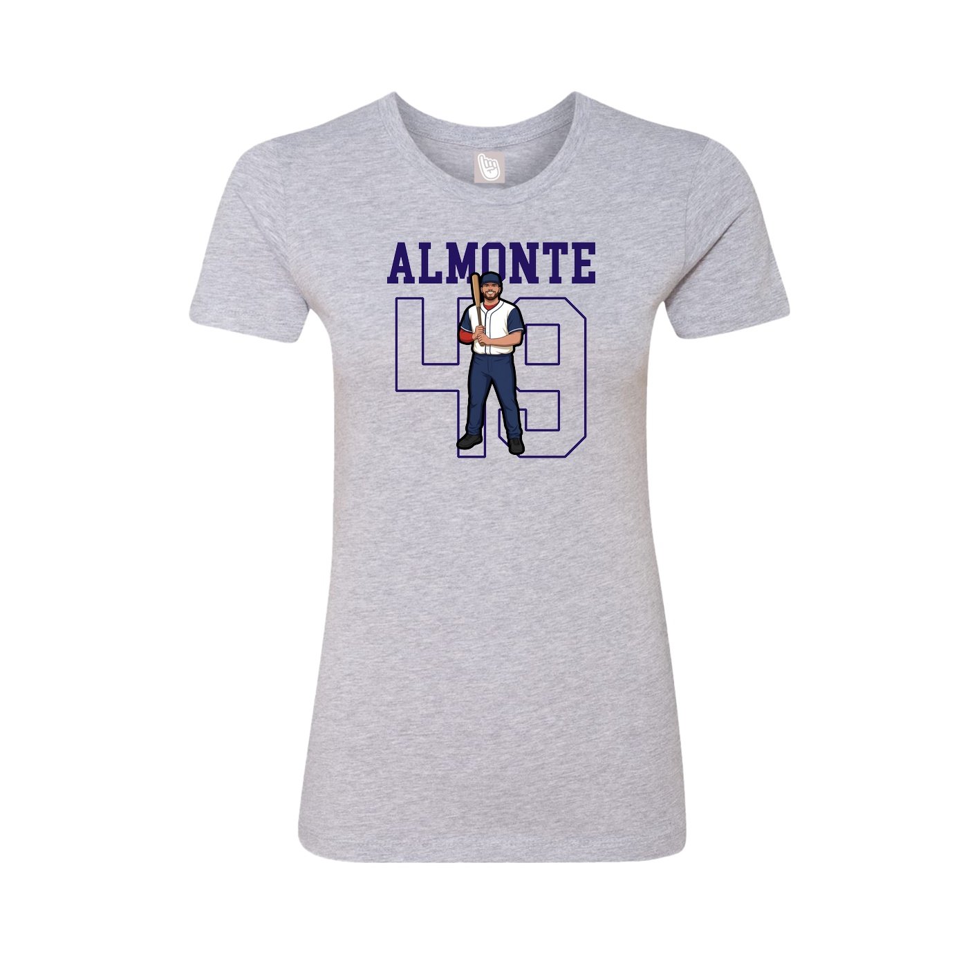 Fitted Women's Tee — Shirsey in Grey