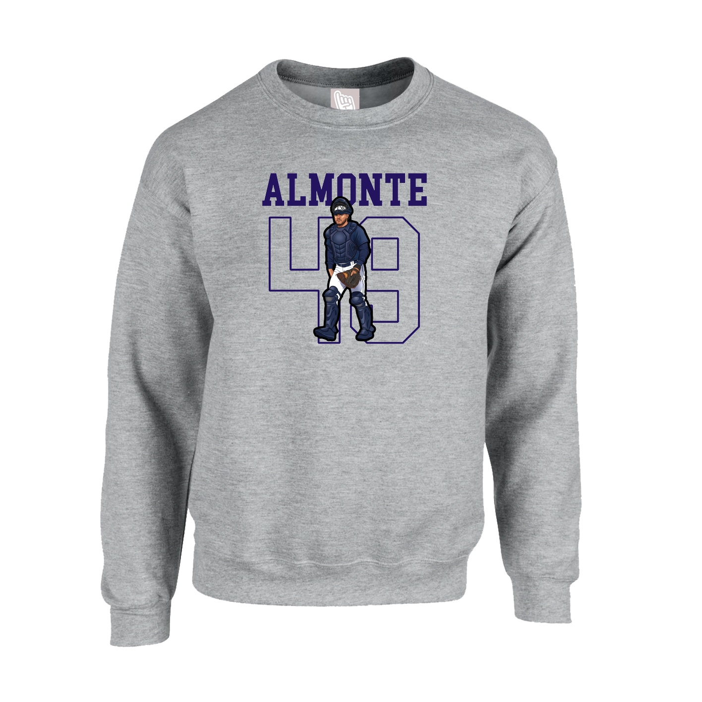 Fleece Crew — Shirsey in Grey
