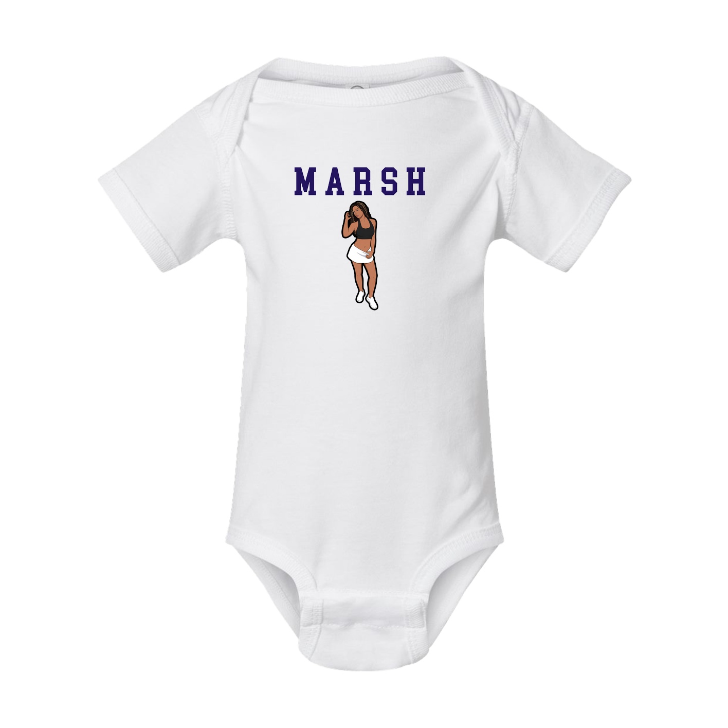 Baby Onesie — Shirsey in White
