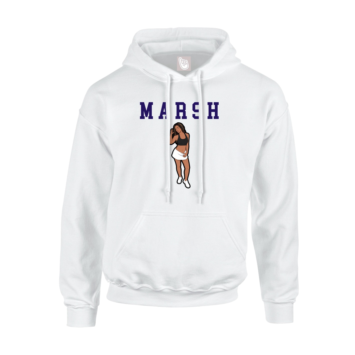 Youth Hoodie — Shirsey in White