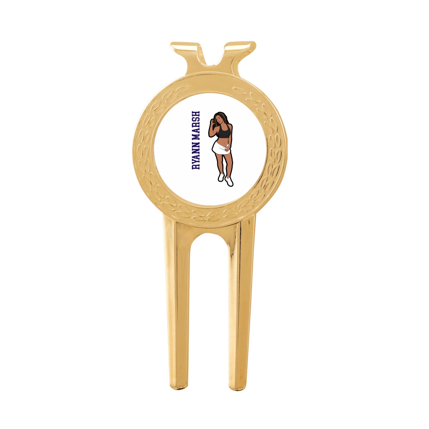 Divot Tool with Ball Marker — Name Vertical in Classic