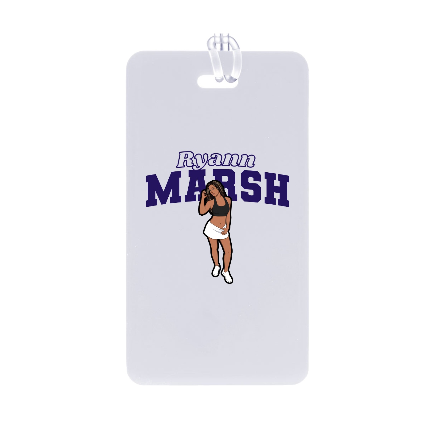 Bag Tag — Name Arch in Classic