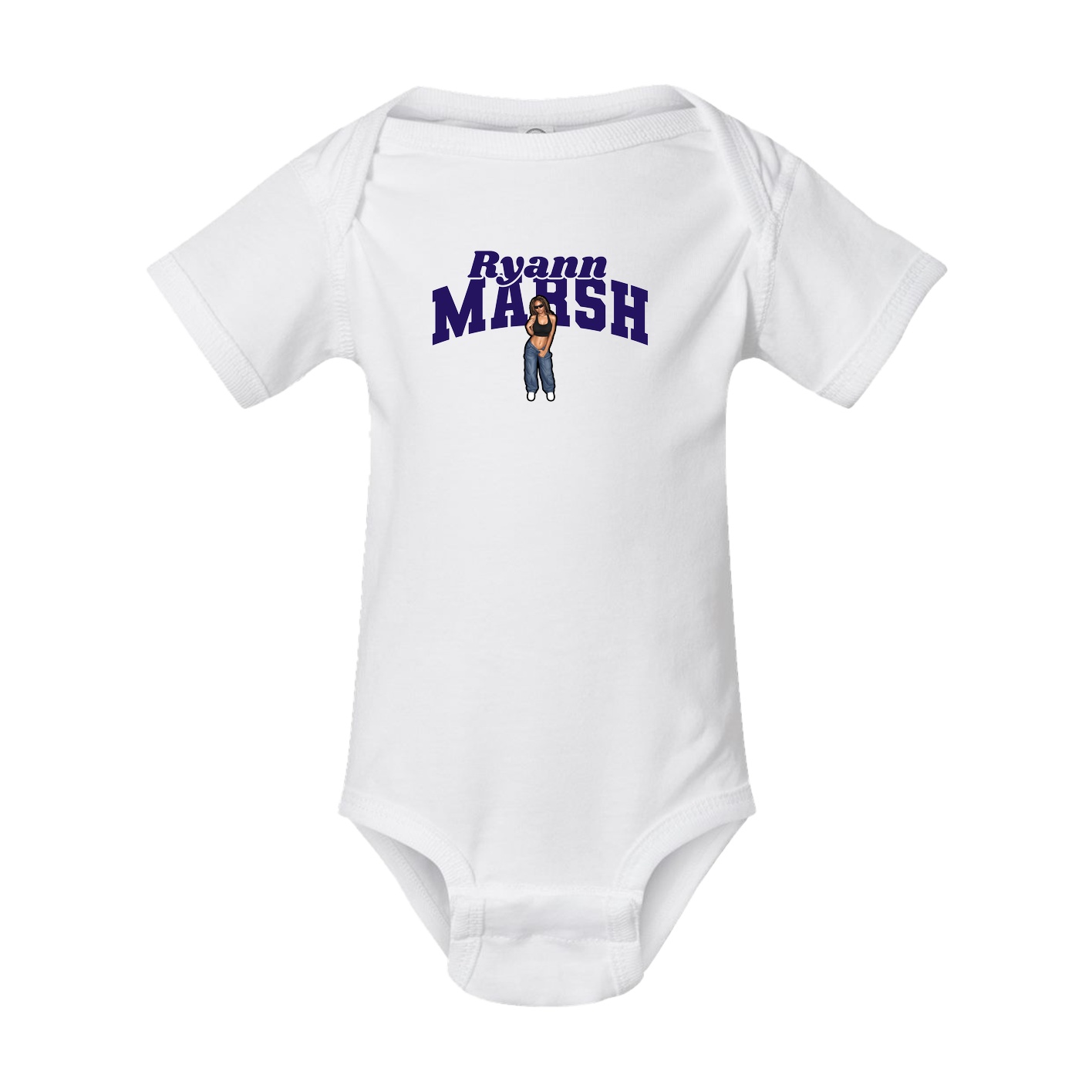 Baby Onesie — Signature Arch in White