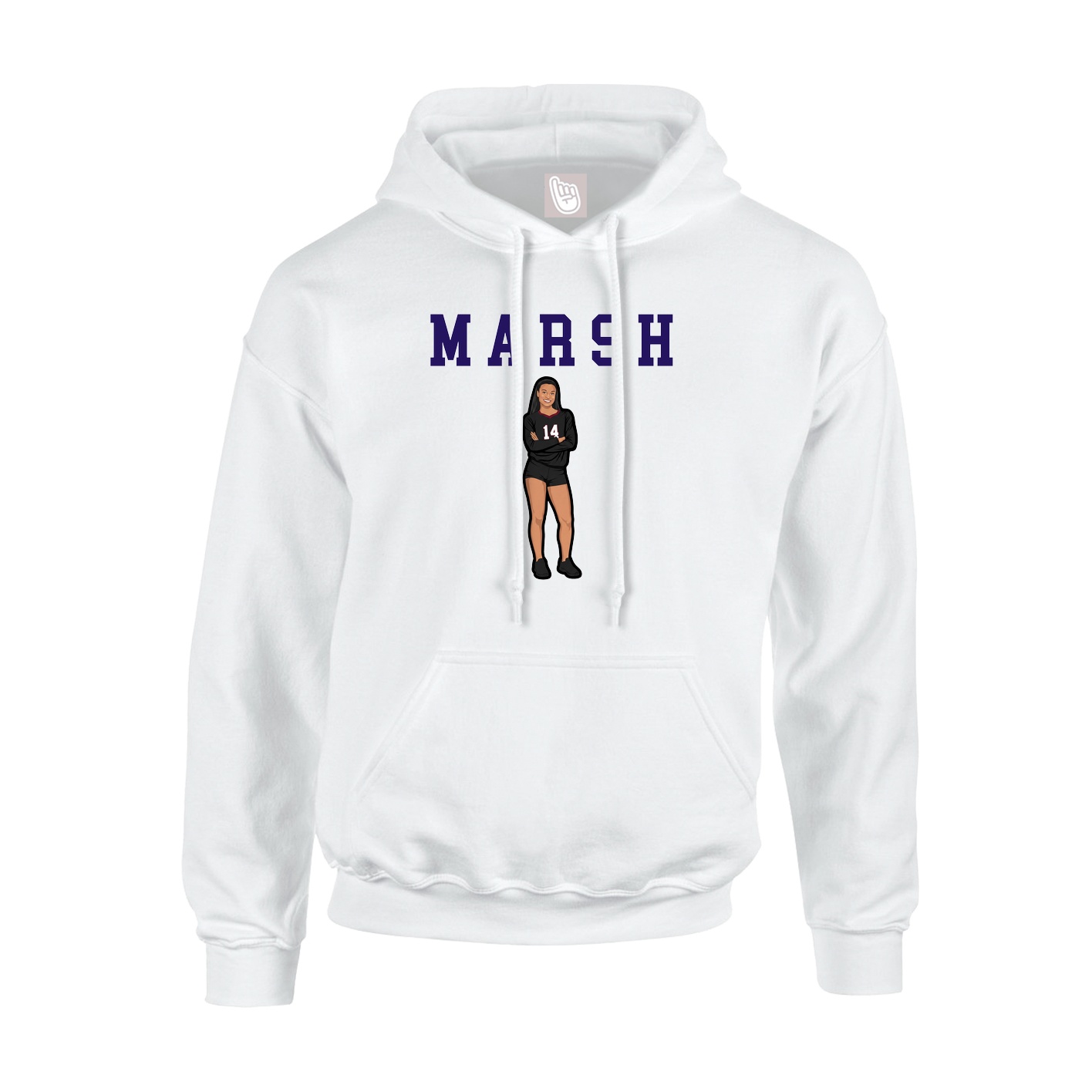 Youth Hoodie — Shirsey in White