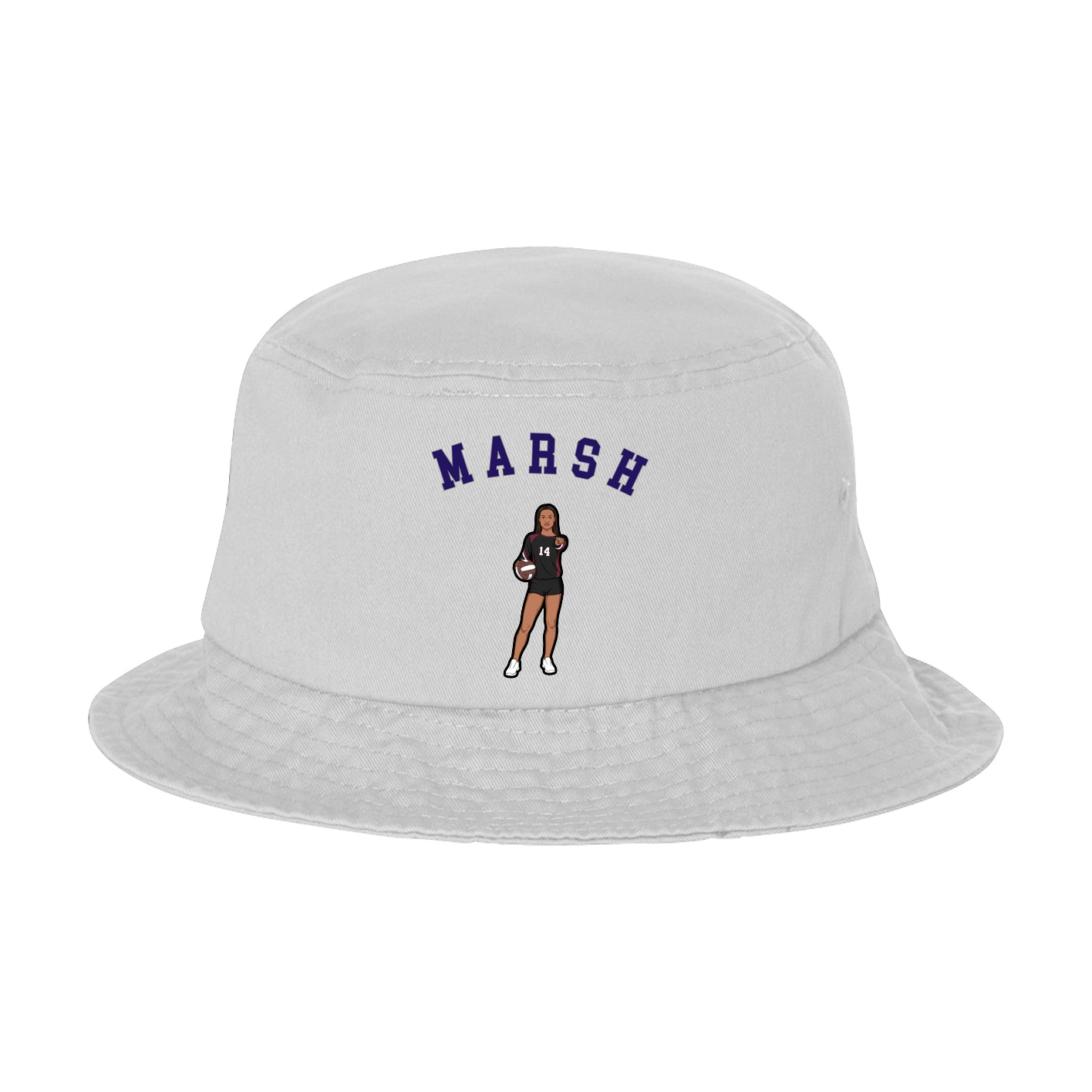 Bucket Cap — Shirsey Arch in White