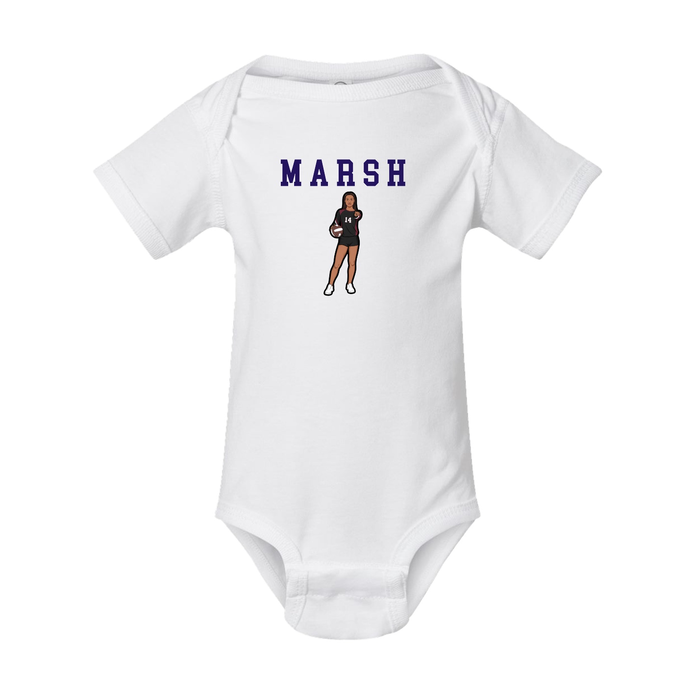 Baby Onesie — Shirsey in White