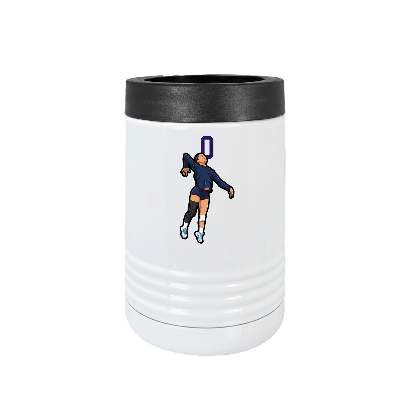 Beverage Holder — Number Top in White