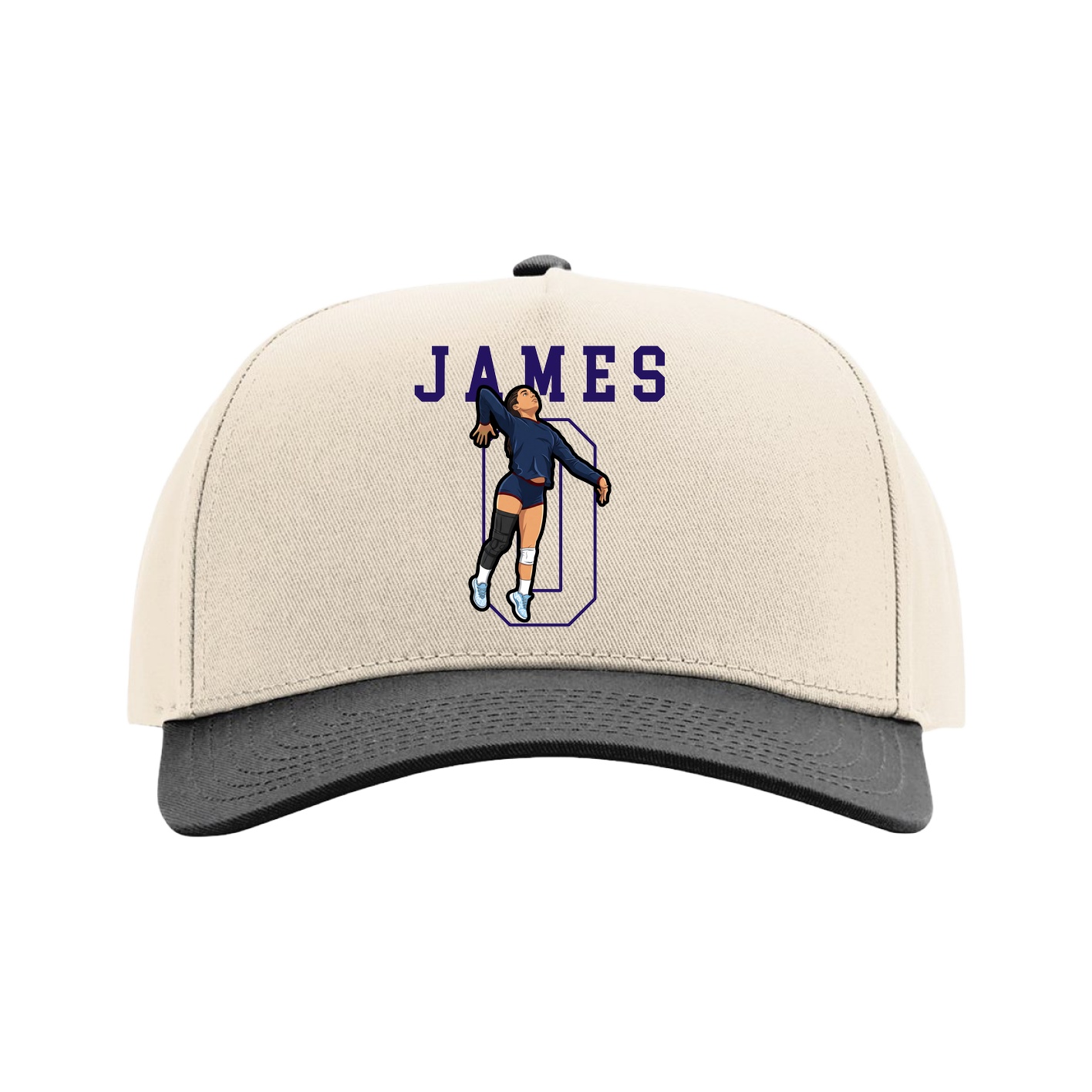 Full Fabric Five-Panel Champ Cap