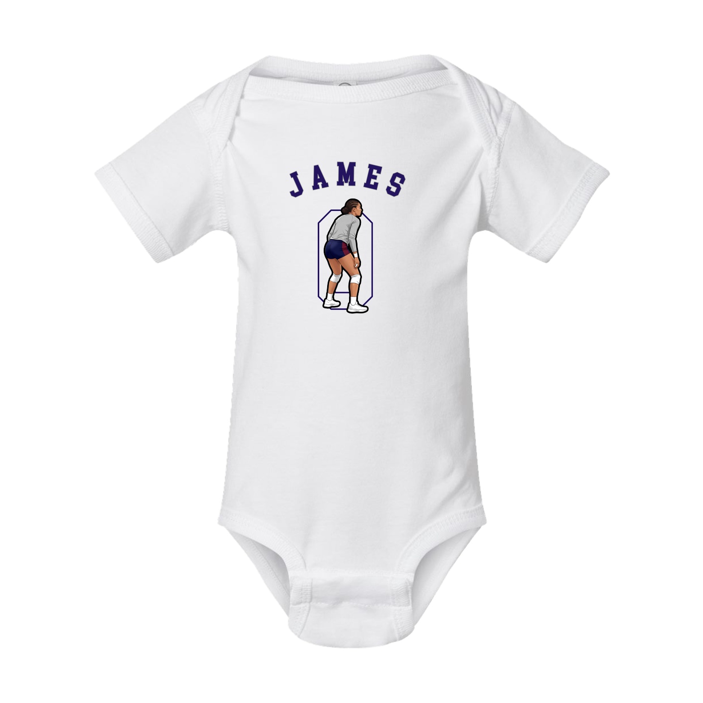 Baby Onesie — Shirsey Arch in White