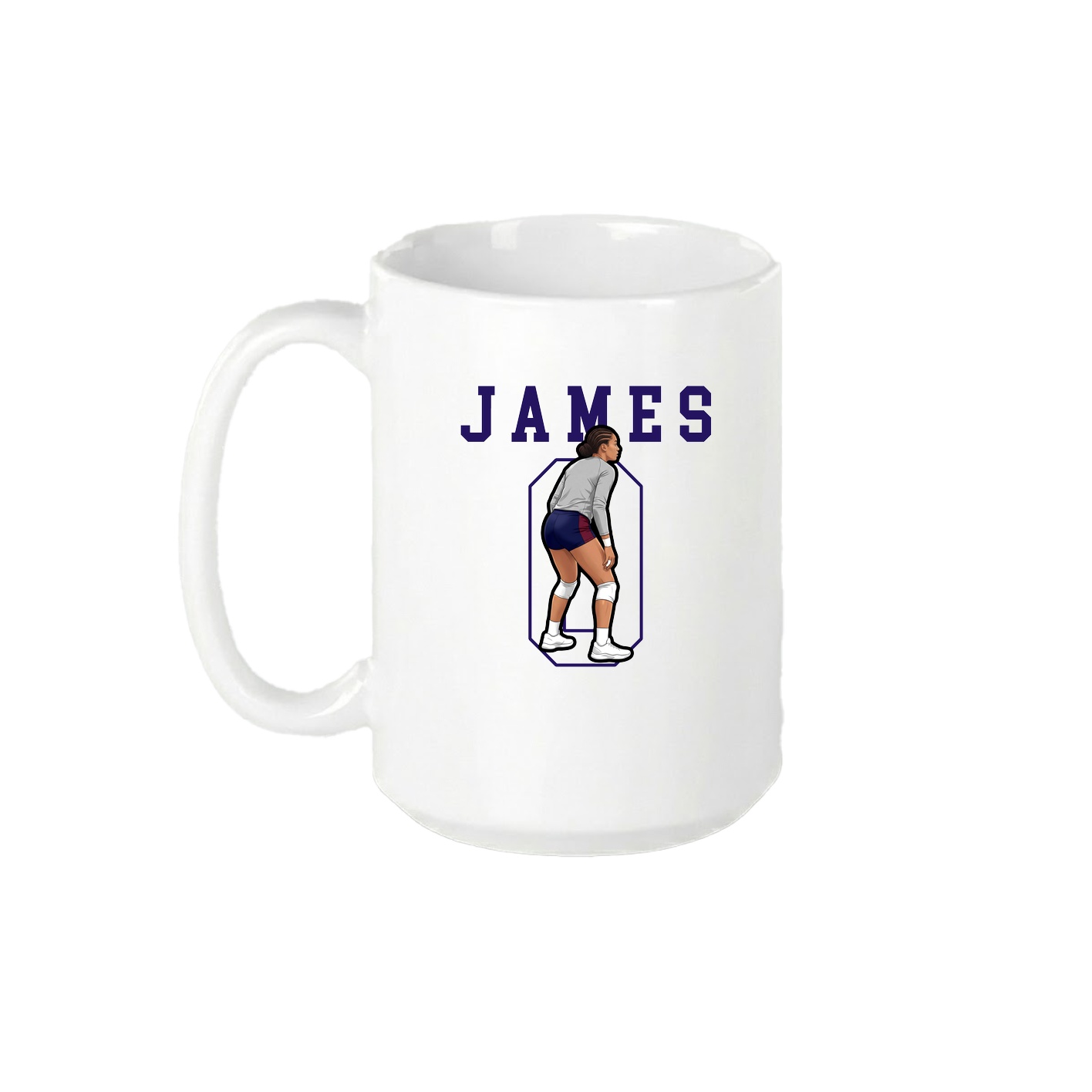 15oz Coffee Mug — Shirsey in White