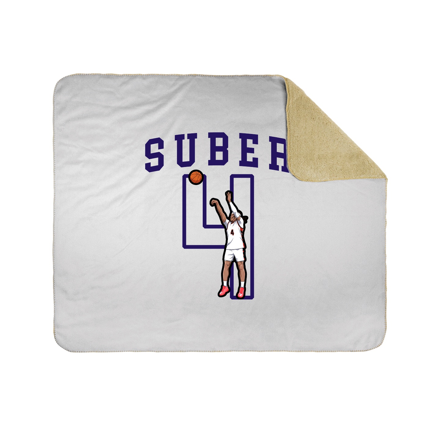 Throw Blanket — Shirsey in White