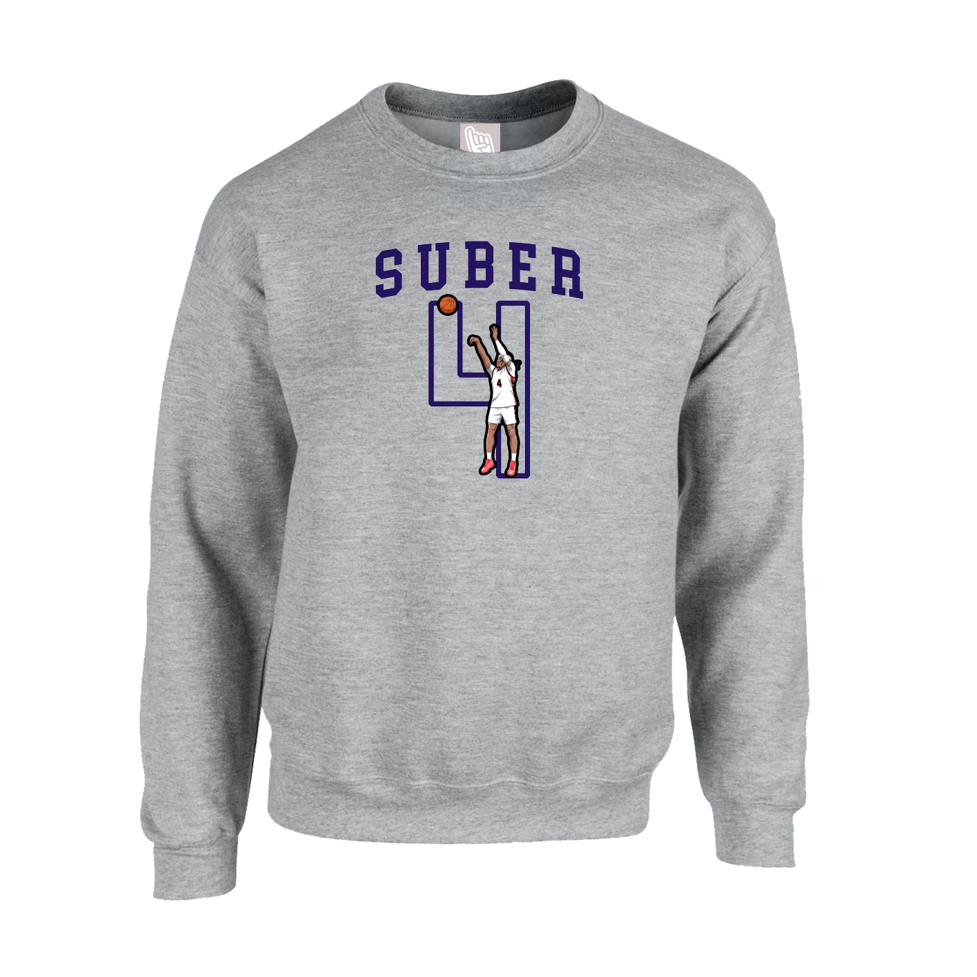 Fleece Crew — Shirsey in Grey