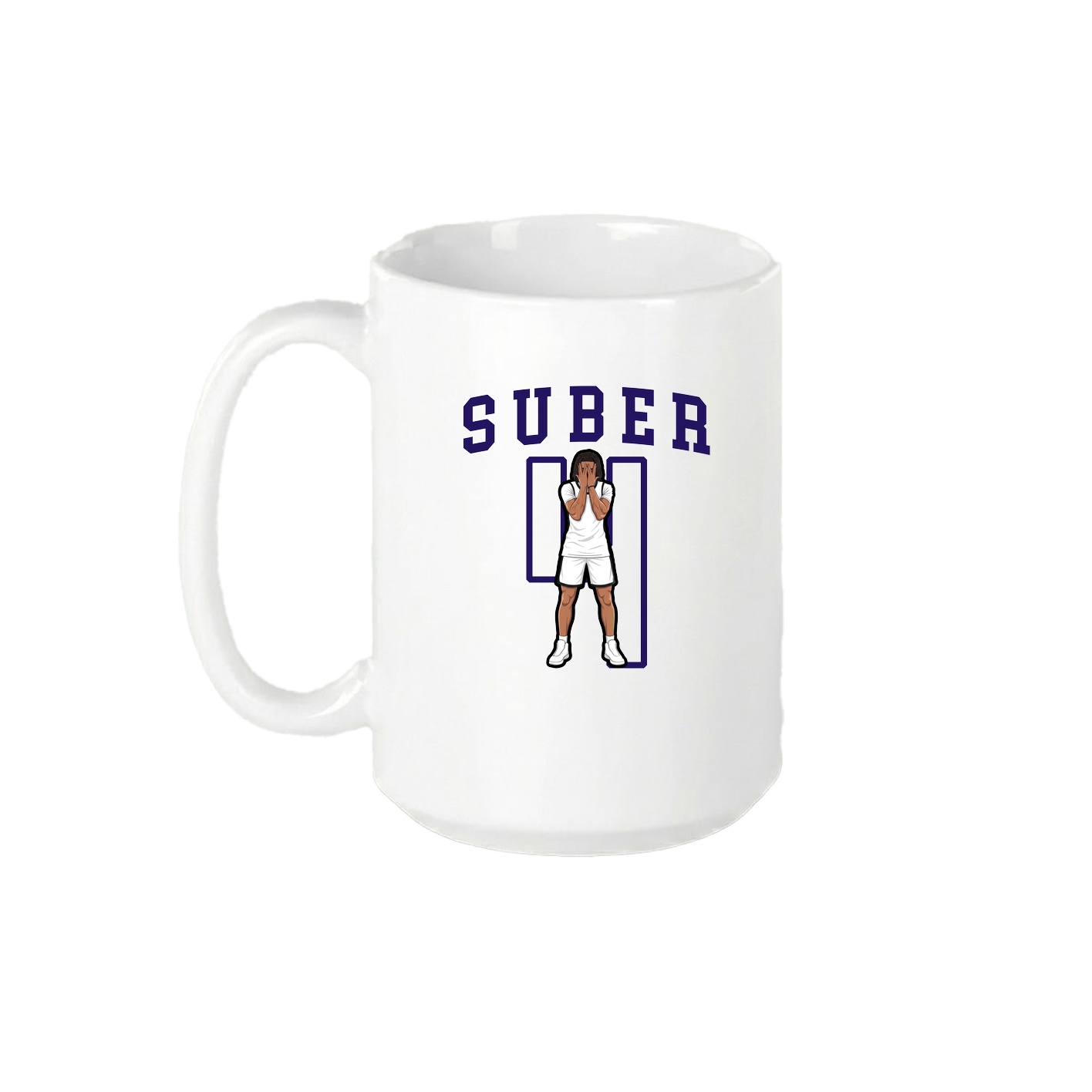 15oz Coffee Mug — Shirsey in White