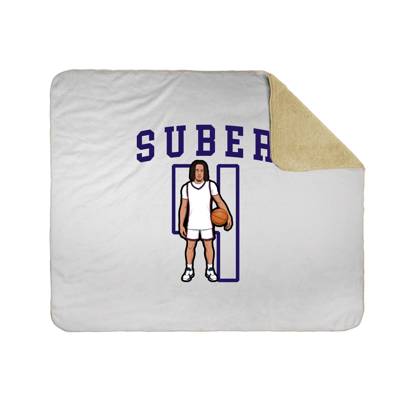 Throw Blanket — Shirsey in White