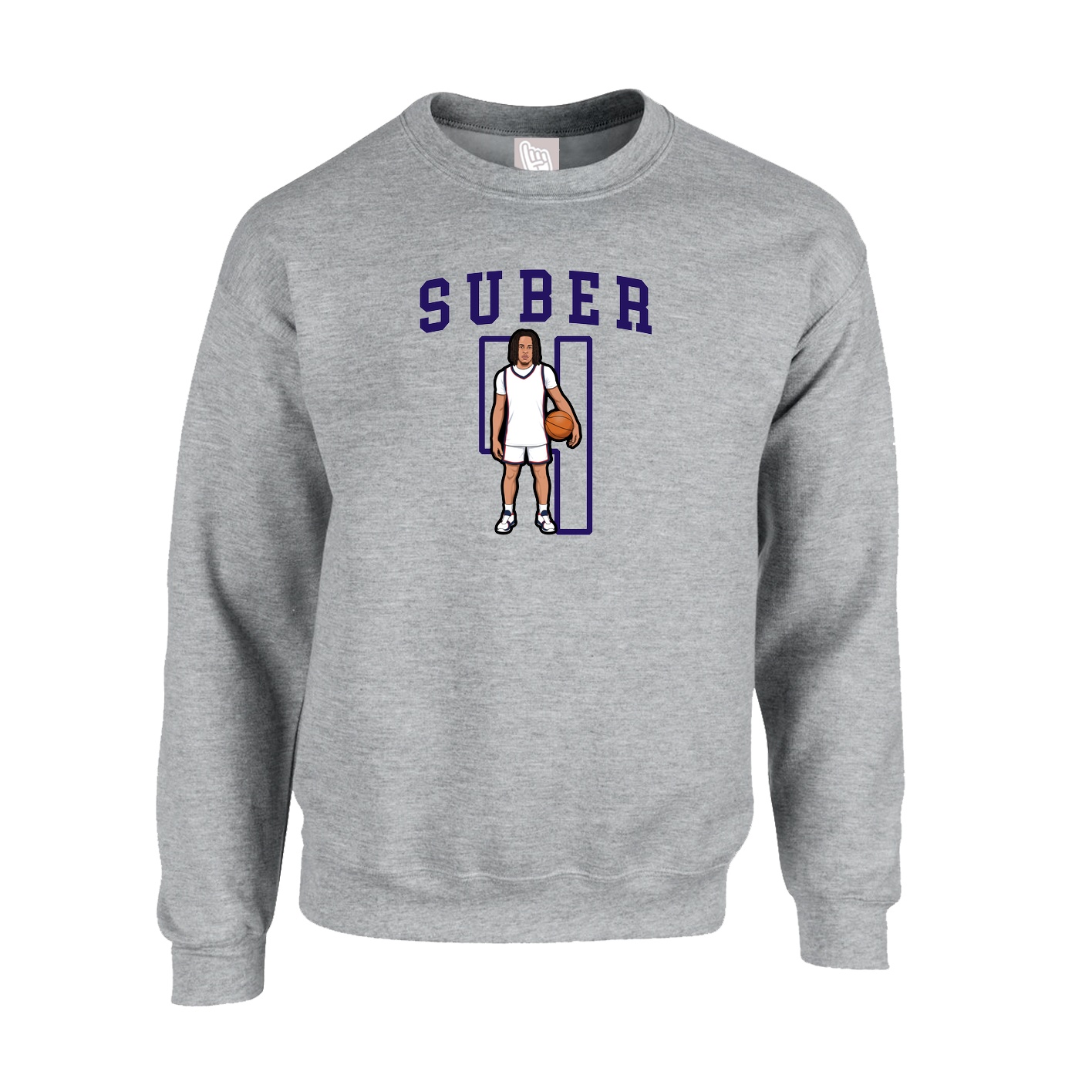 Fleece Crew — Shirsey in Grey