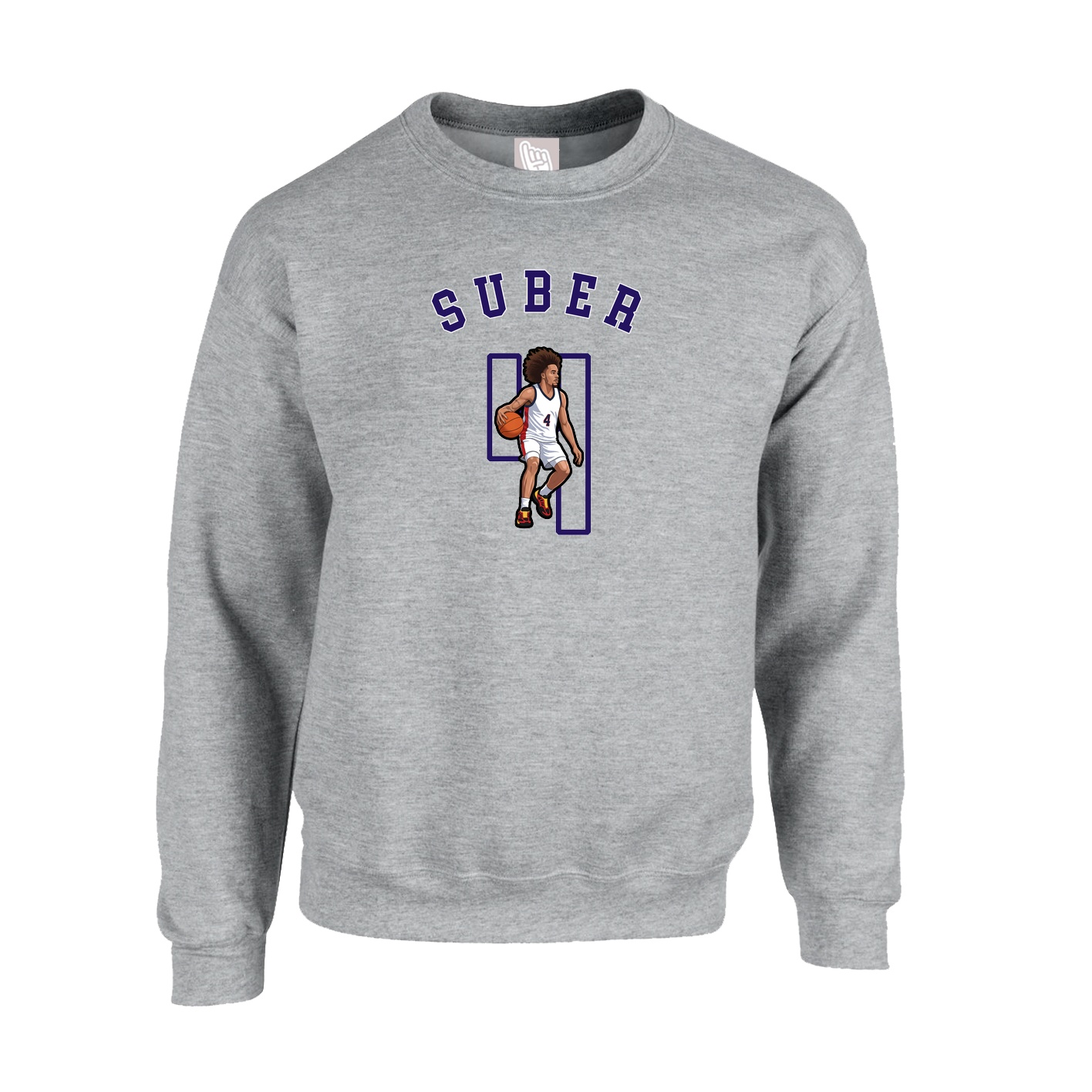 Fleece Crew — Shirsey Arch in Grey
