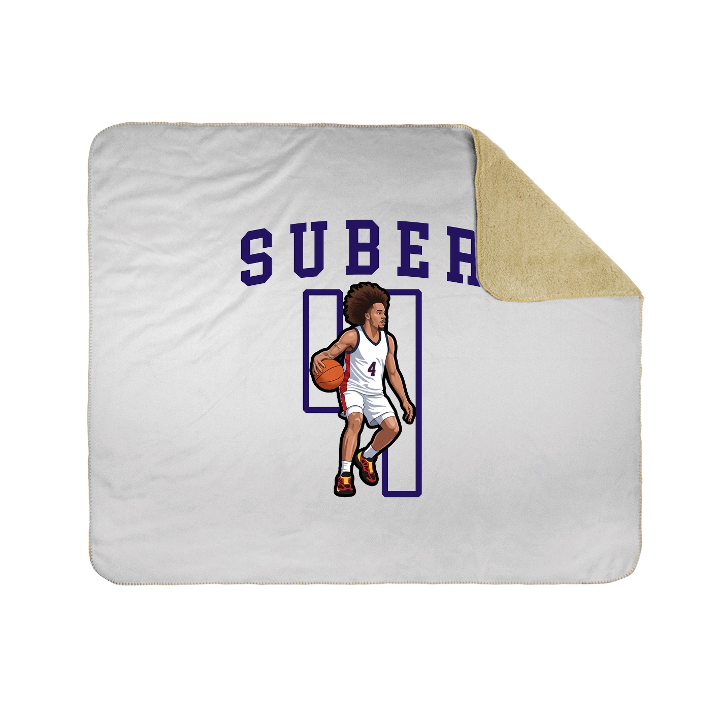 Throw Blanket — Shirsey in White
