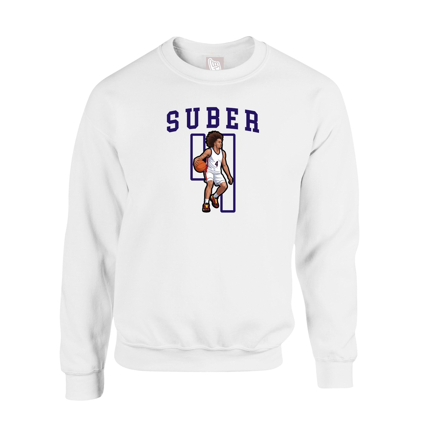 Fleece Crew — Shirsey in White