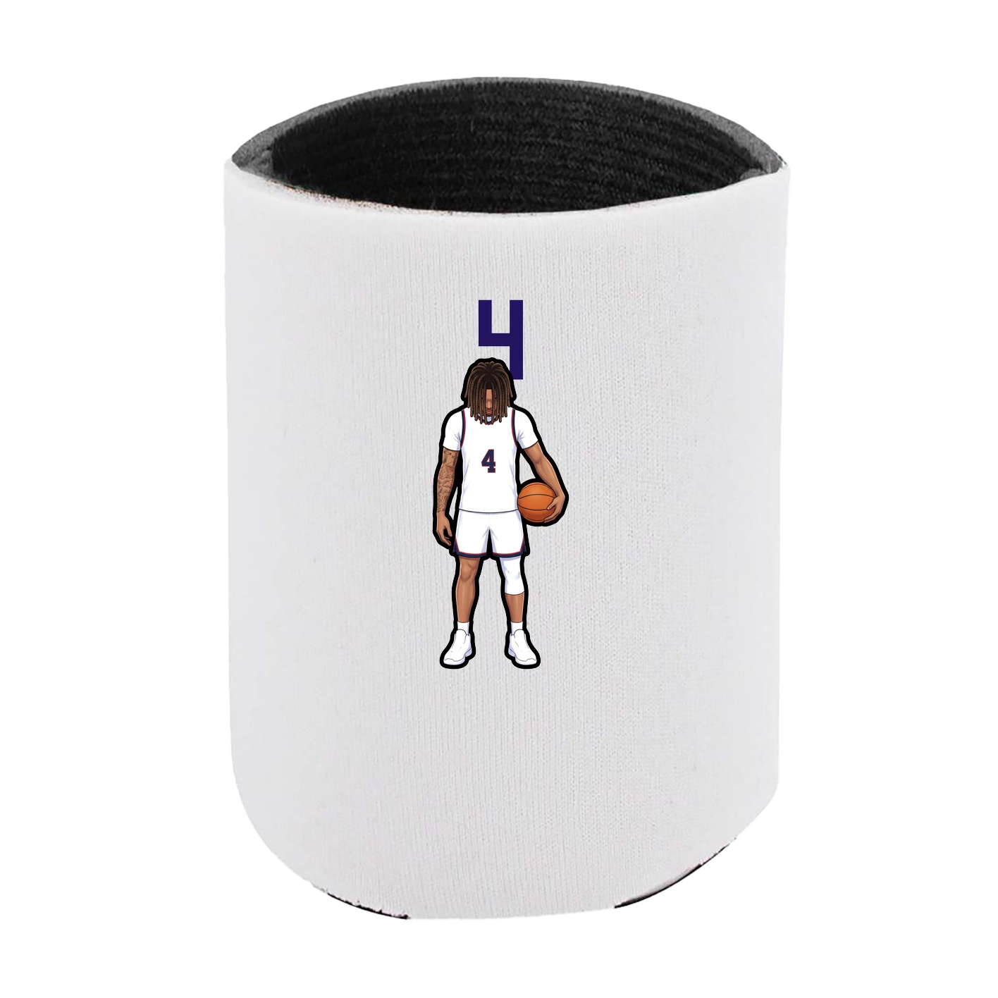 Can Holder — Number Top in White