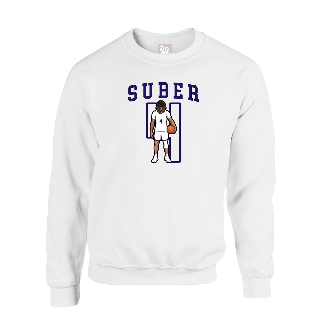 Fleece Crew — Shirsey in White