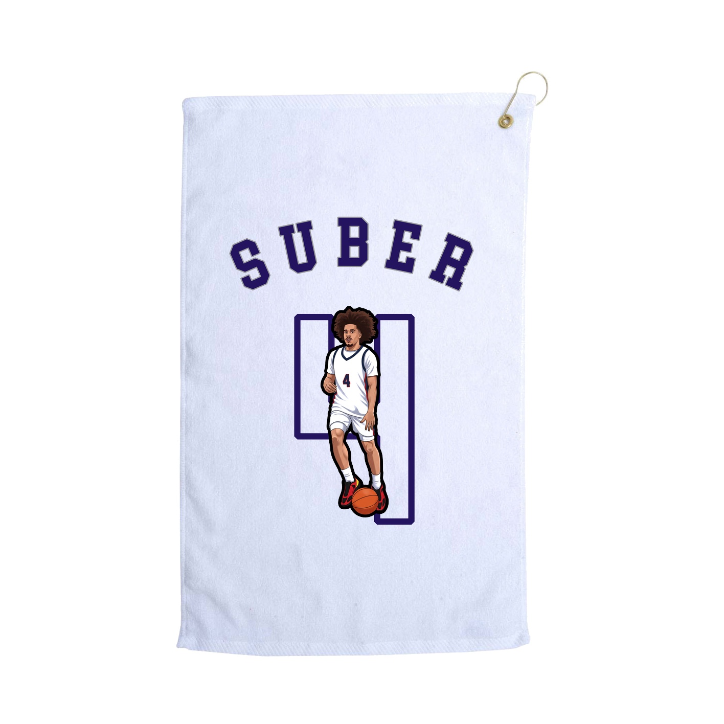 Golf Towel — Shirsey Arch in White