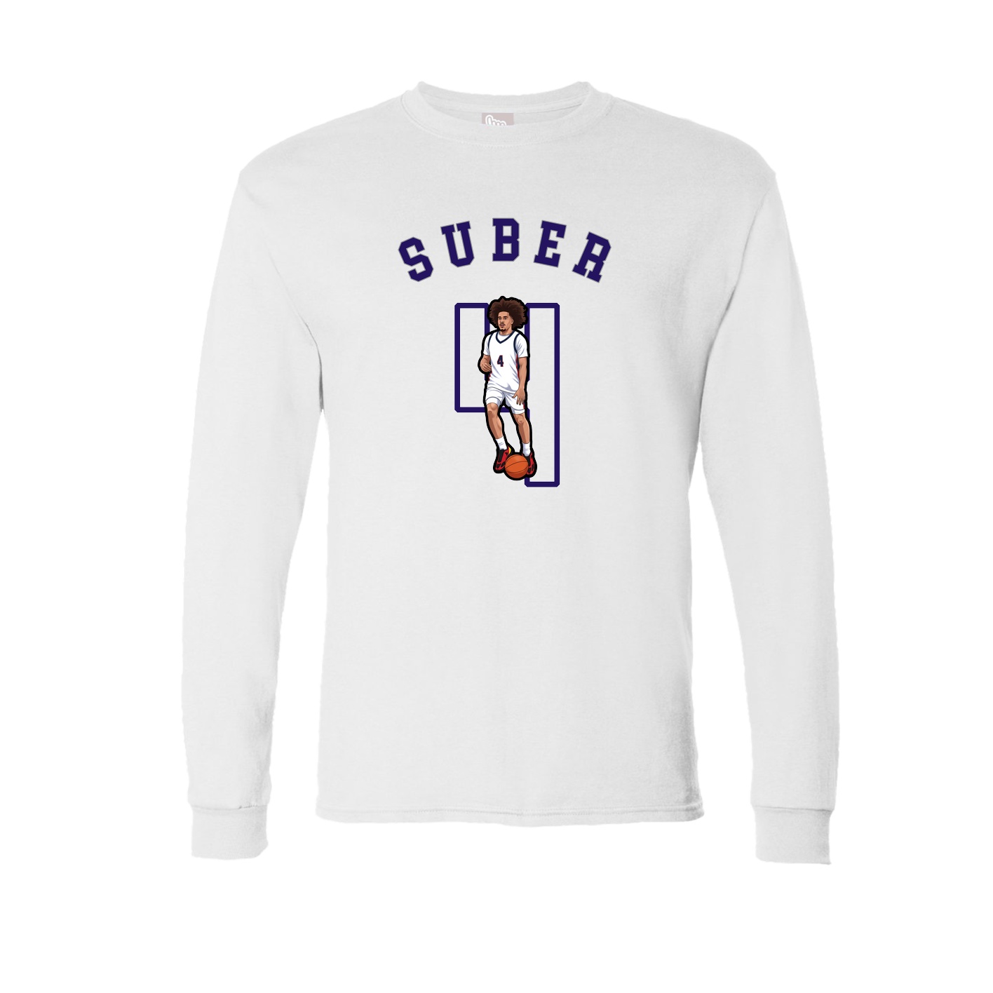 Long Sleeve Tee — Shirsey Arch in White