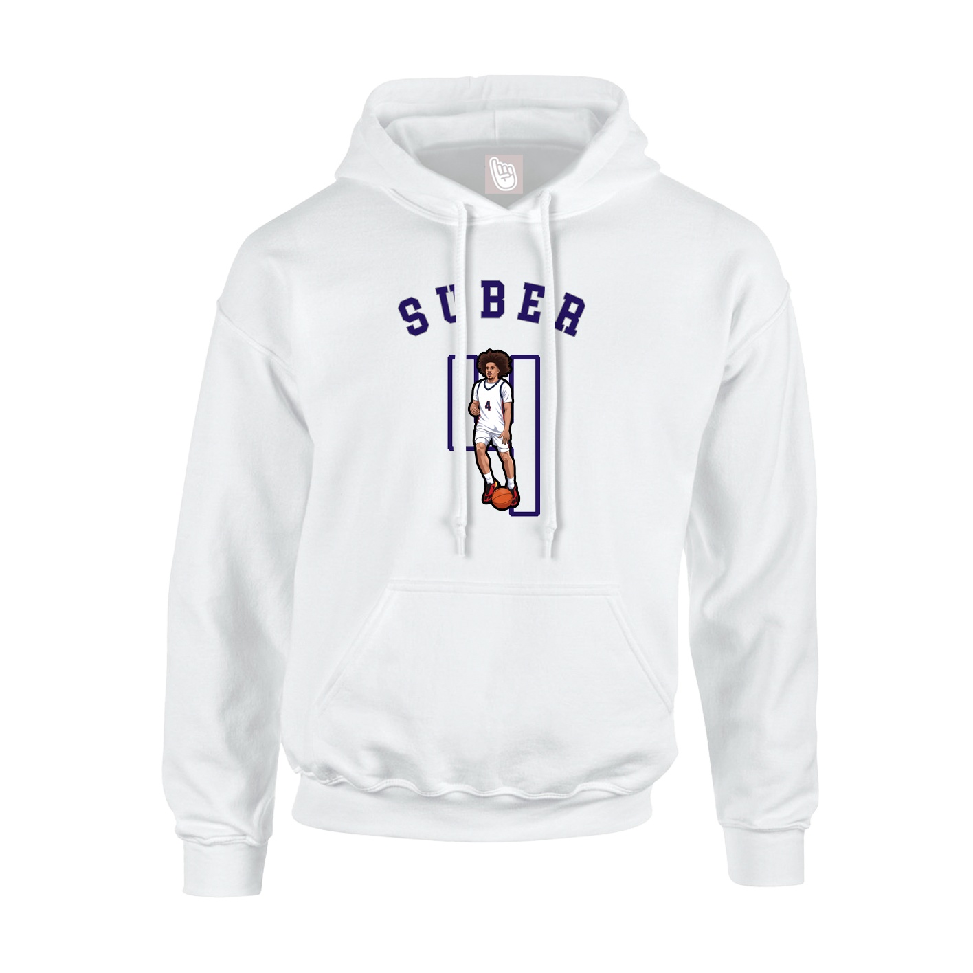 Hoodie — Shirsey Arch in White
