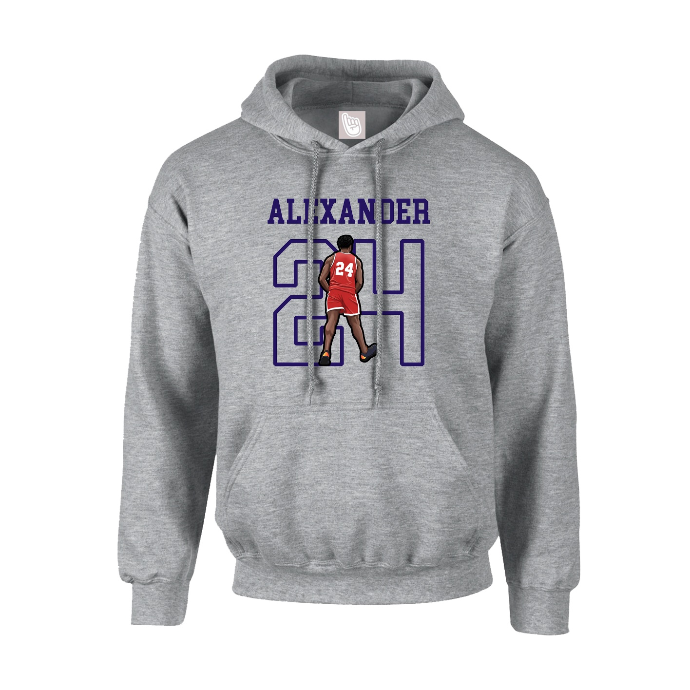 Hoodie — Shirsey in Grey