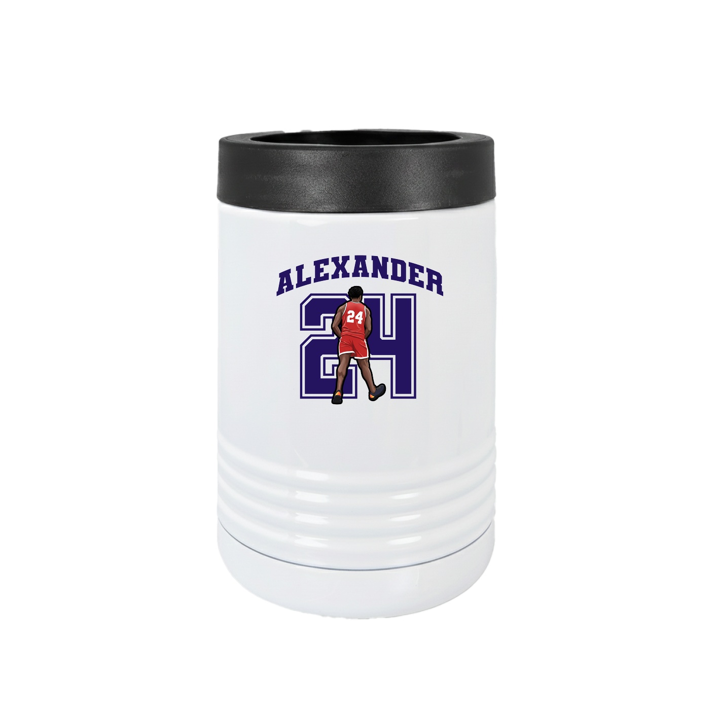 Beverage Holder — Number in White