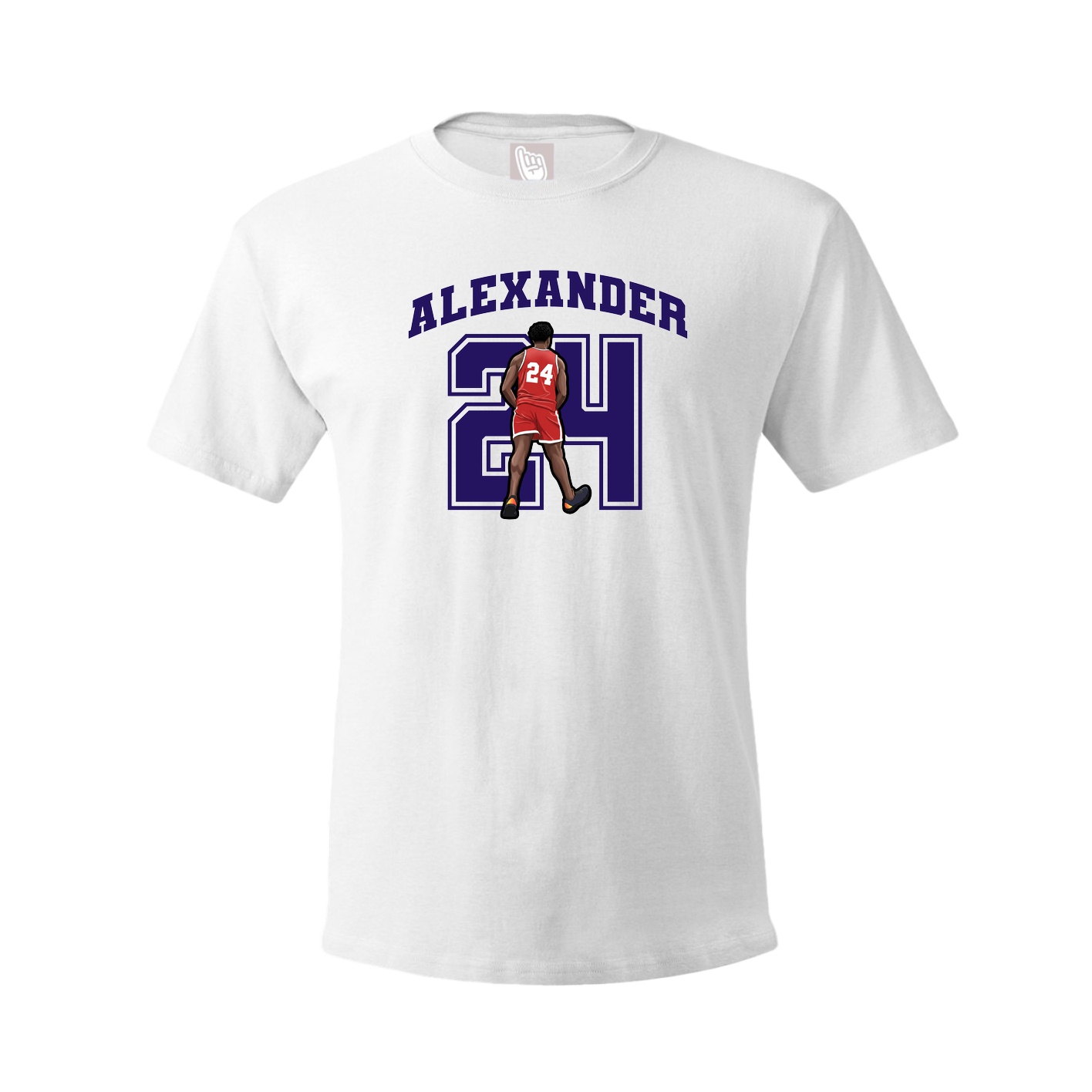 Tee — Number in White