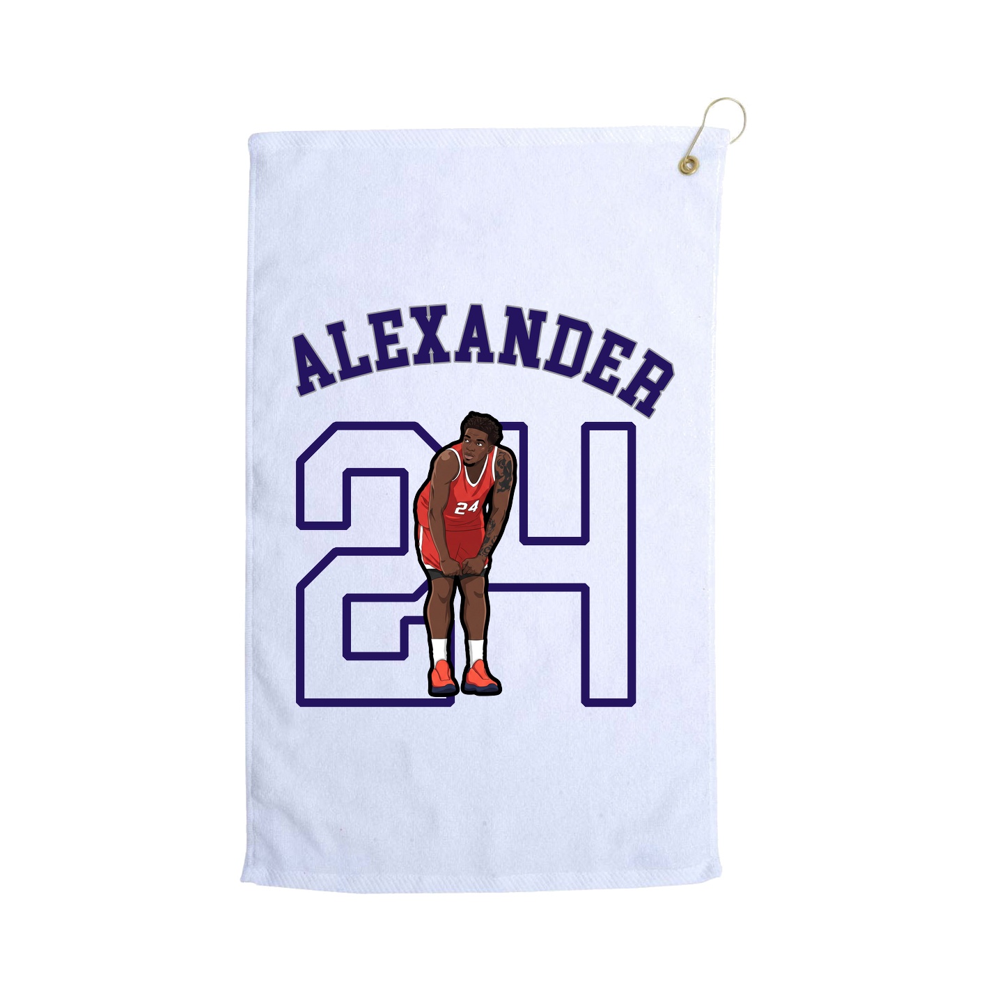 Golf Towel — Shirsey Arch in White