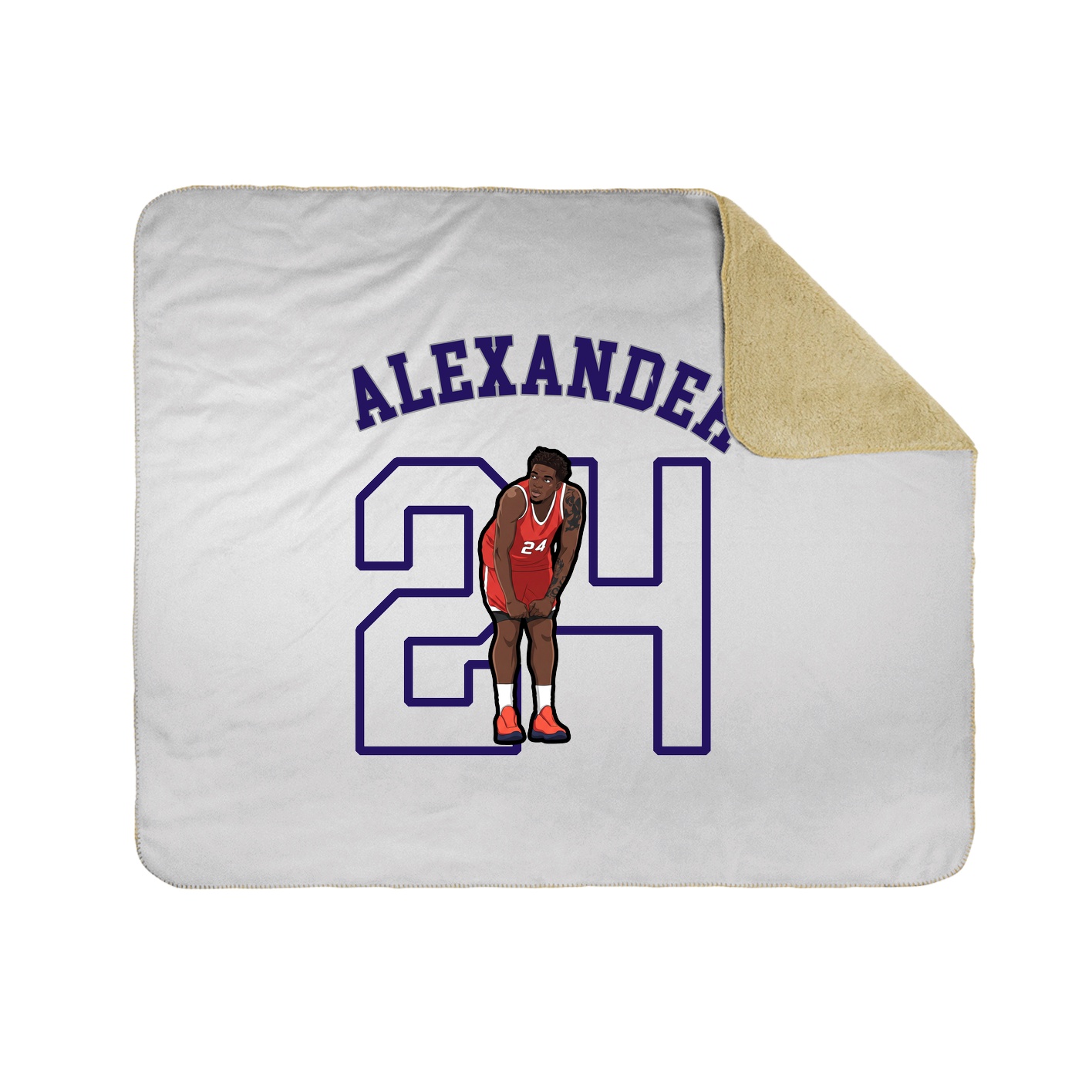 Throw Blanket — Shirsey Arch in White