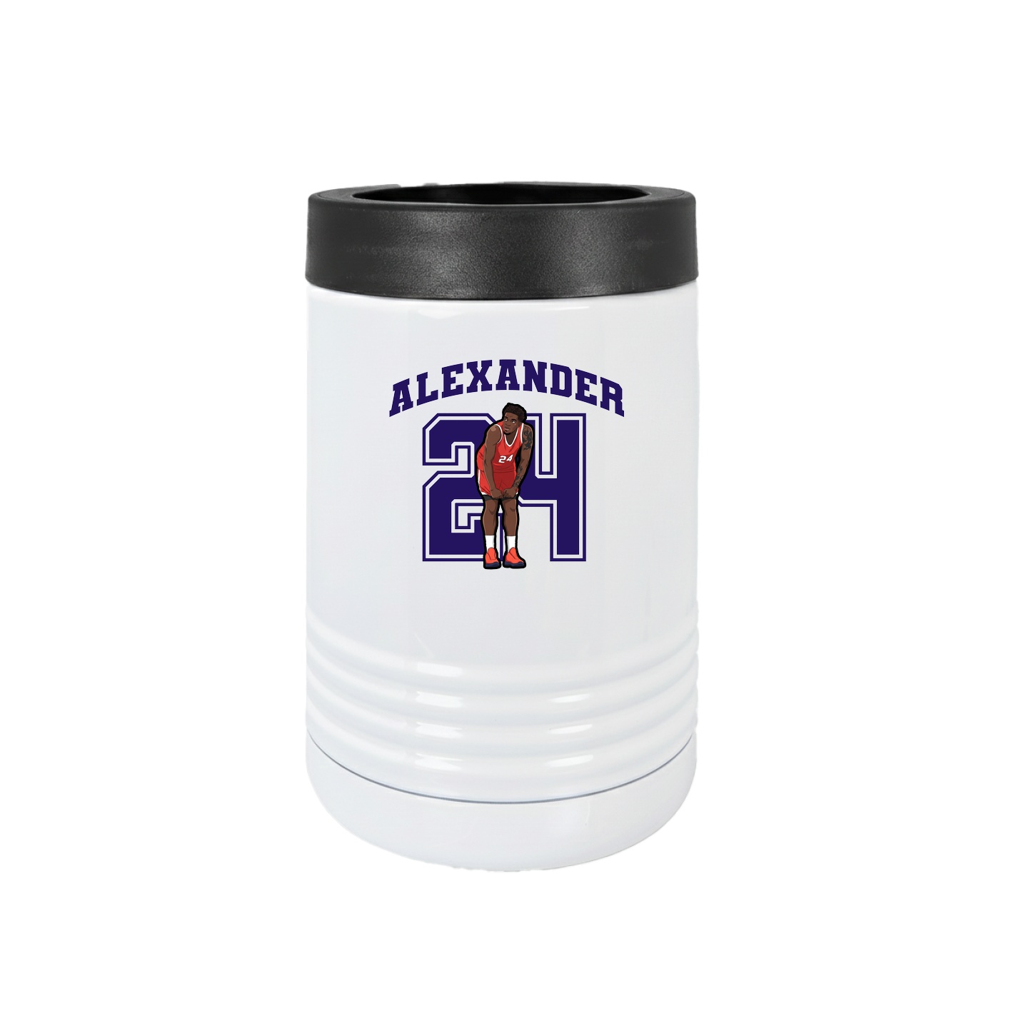 Beverage Holder — Number in White
