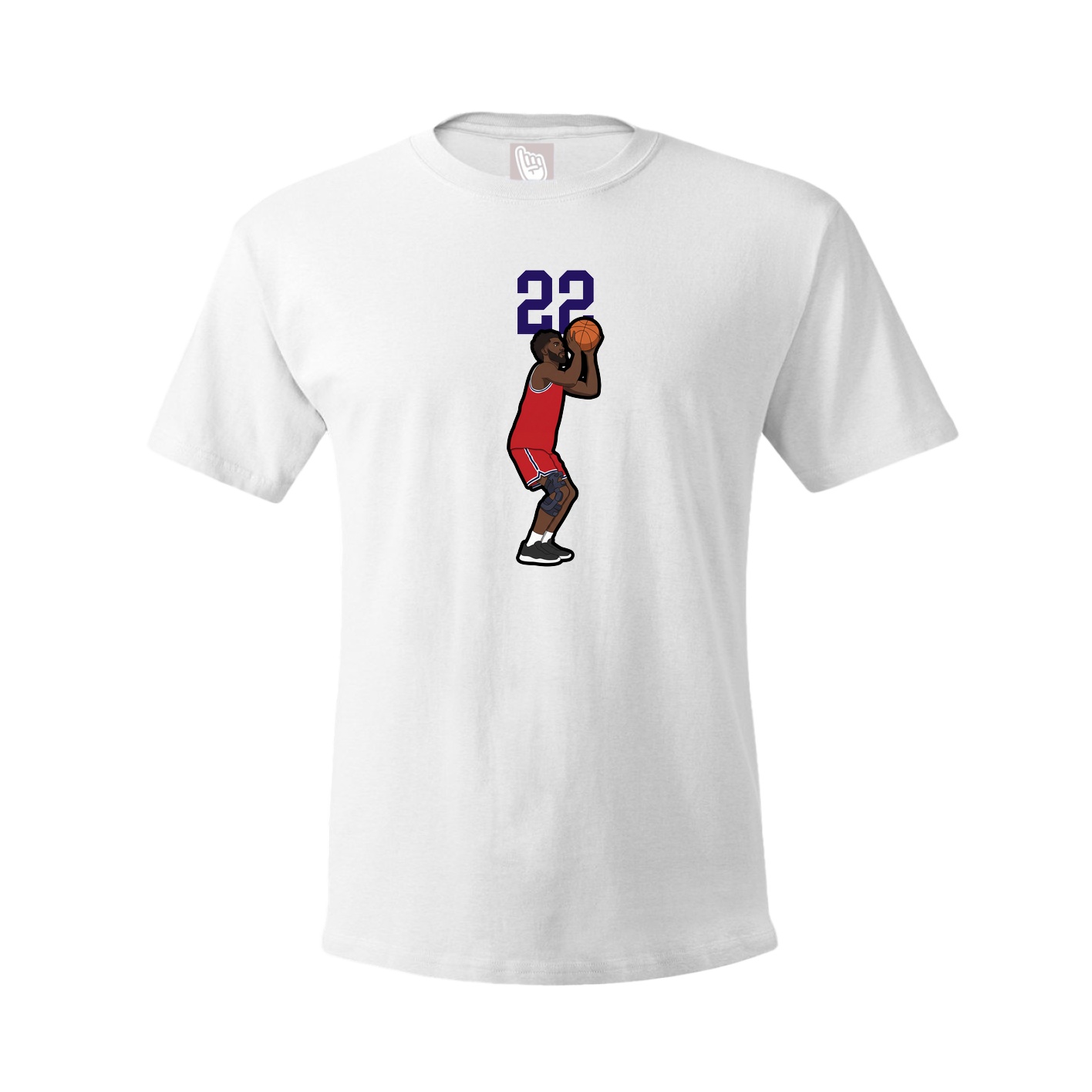 Tee — Number Top in White